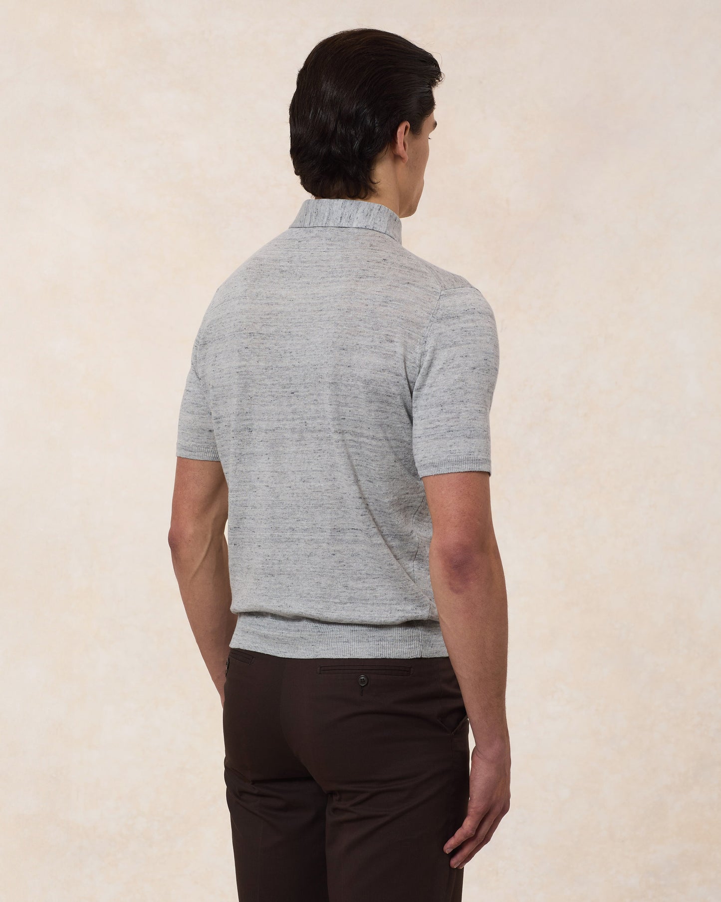 Polo Paramontura Lino E Cotone