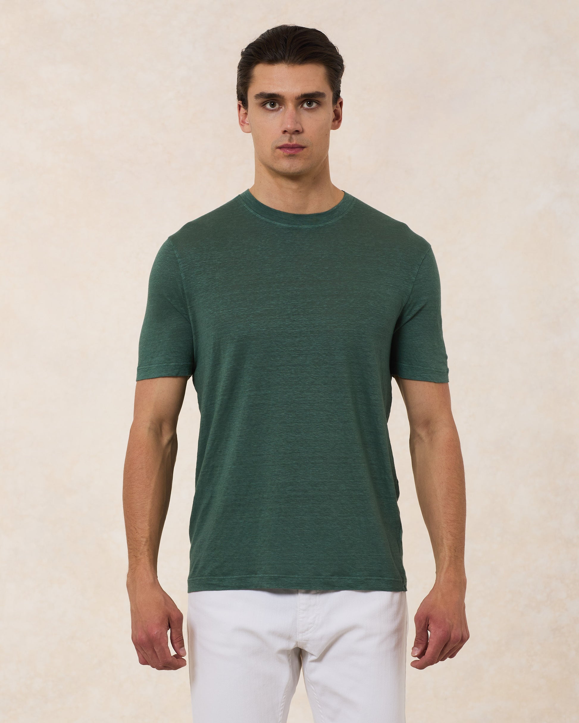 T-Shirt In Lino Comfort