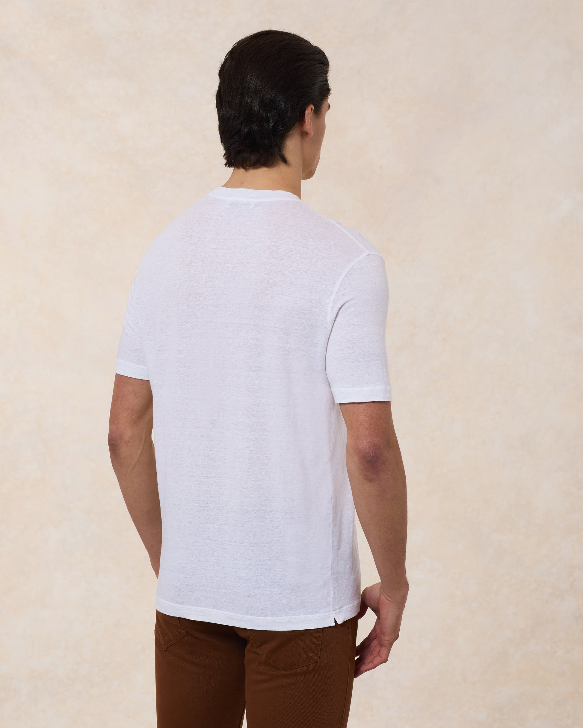 T-Shirt In Lino Comfort