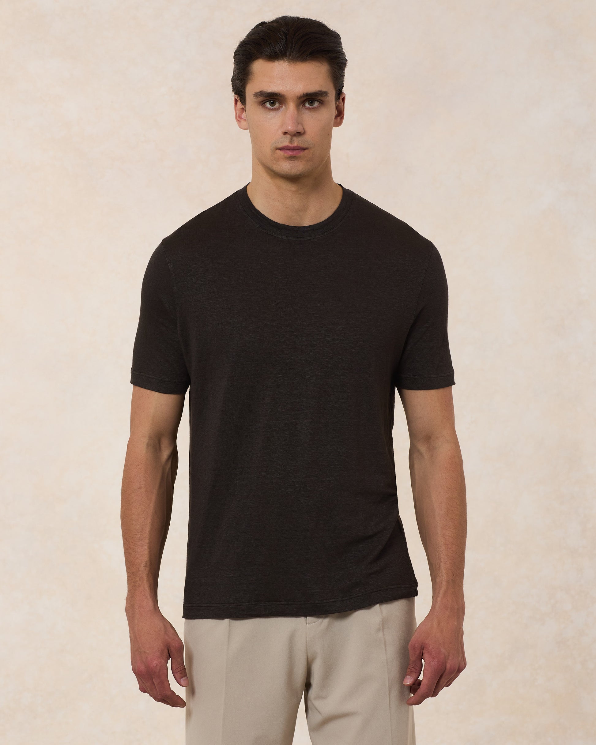 T-Shirt In Lino Comfort