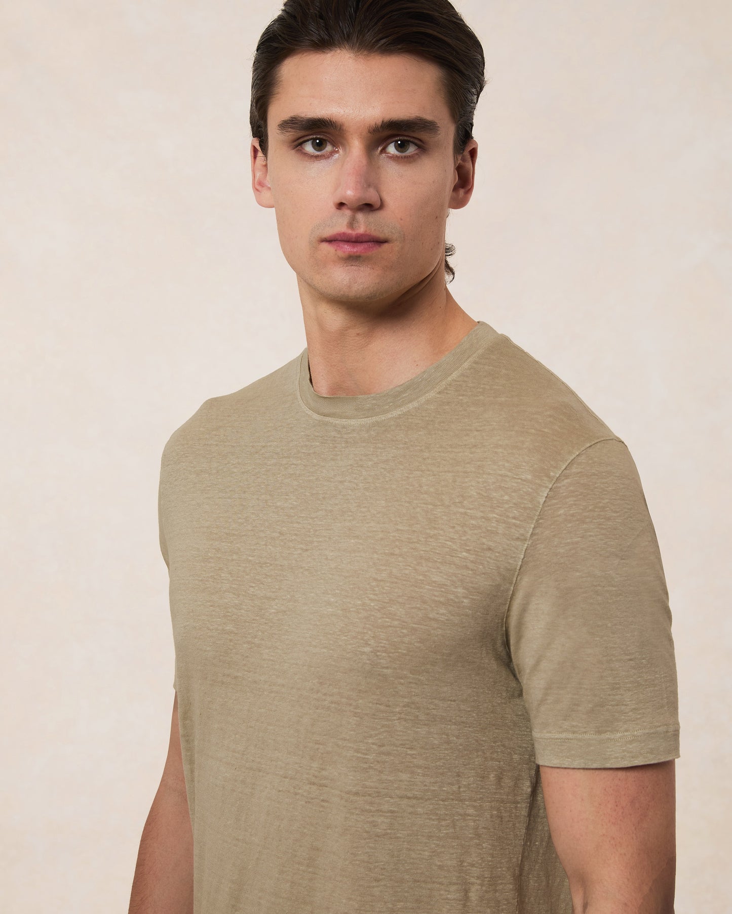 T-Shirt In Lino Comfort