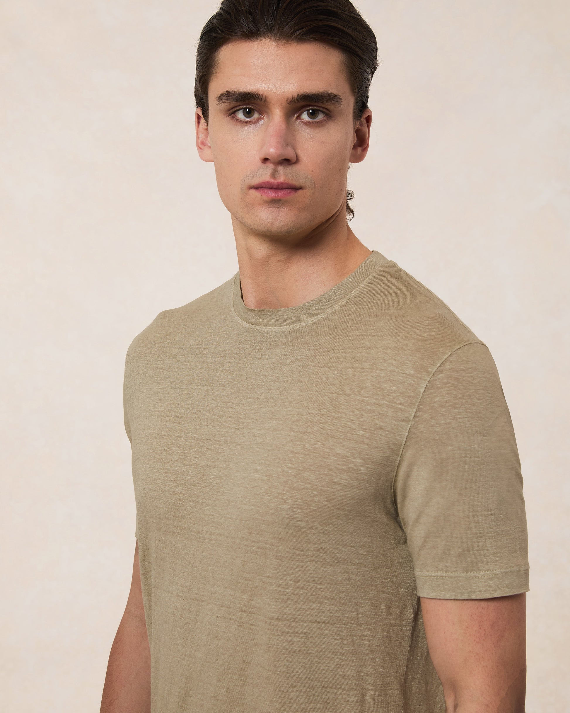 T-Shirt In Lino Comfort