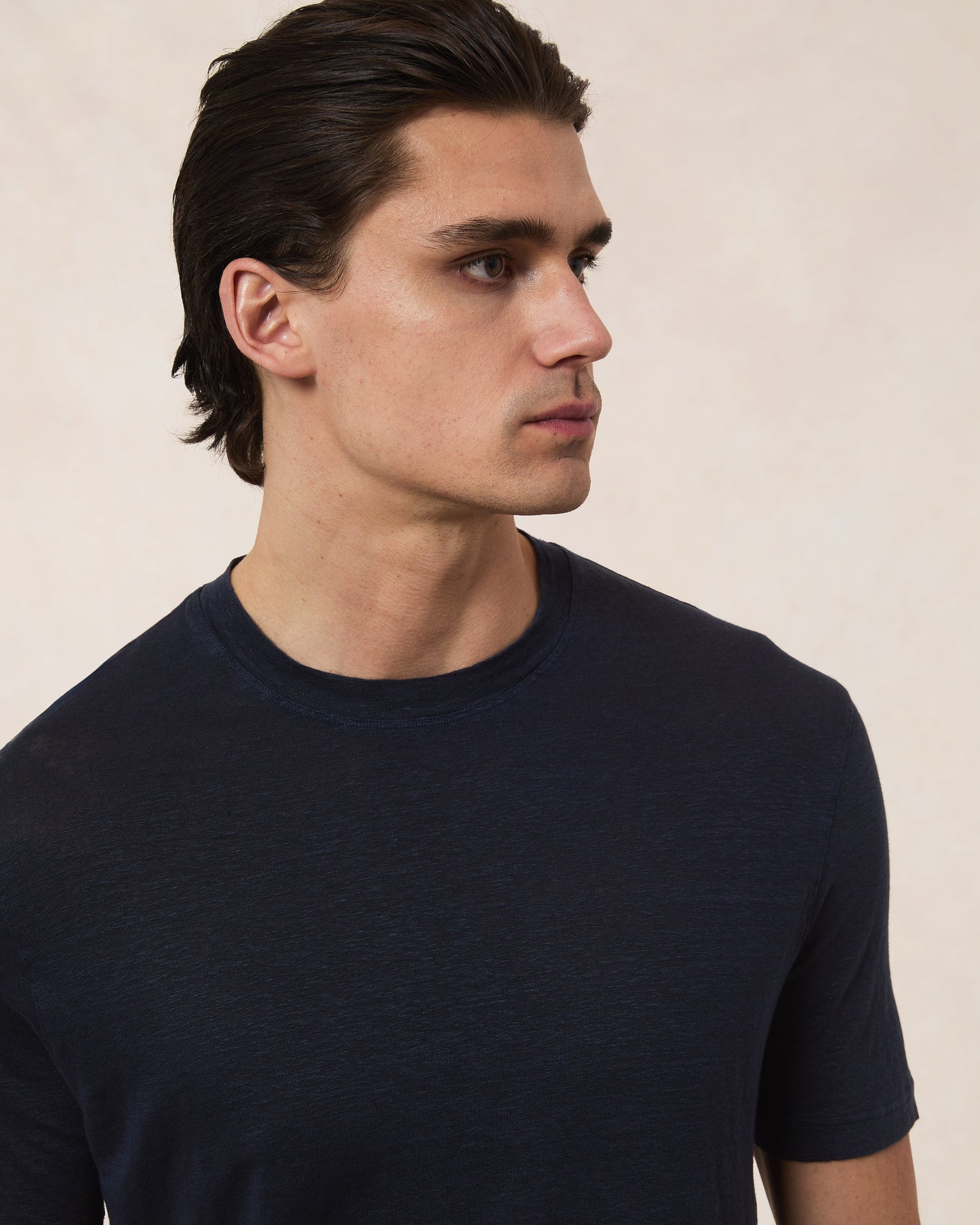 T-Shirt In Lino Comfort