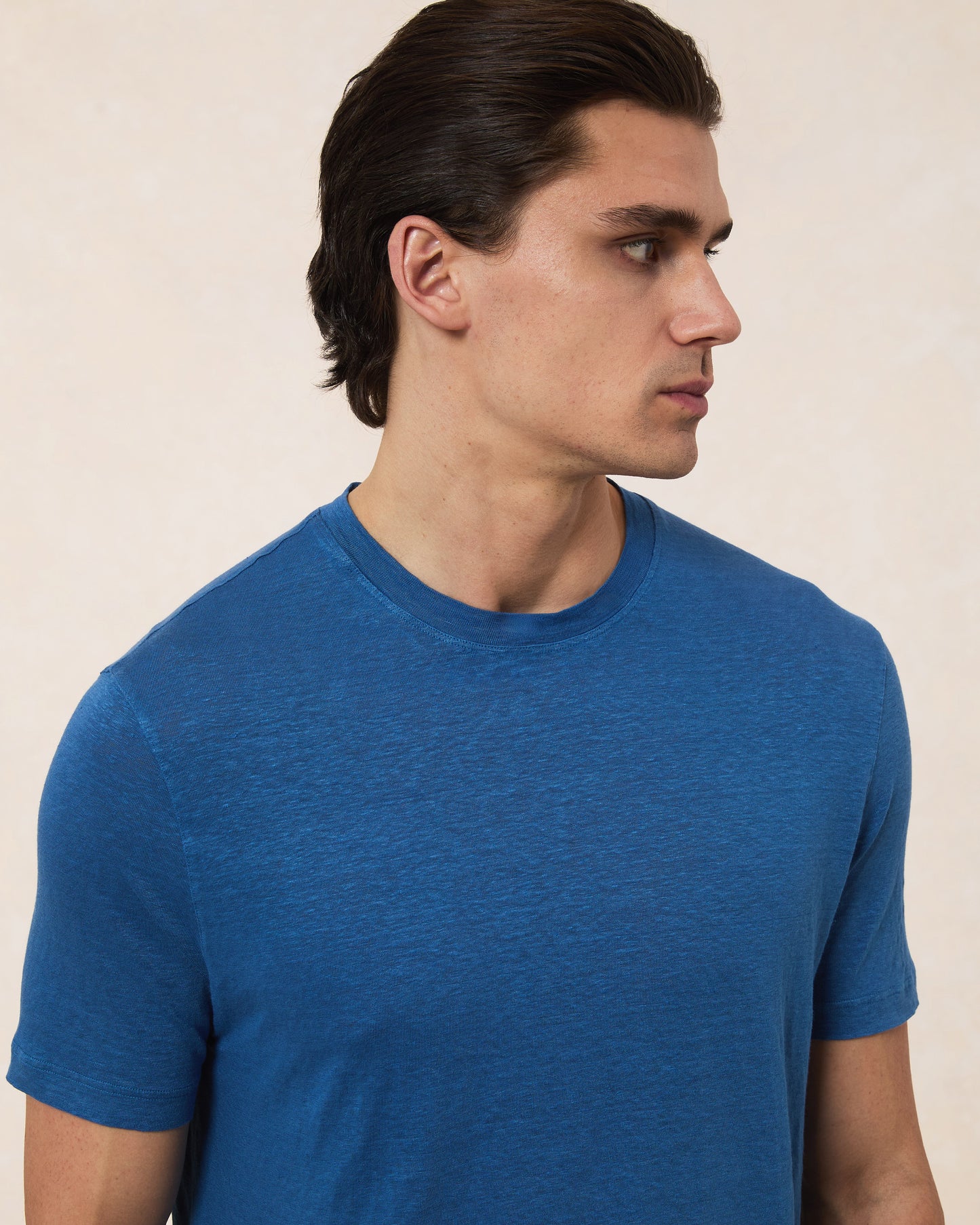 T-Shirt In Lino Comfort