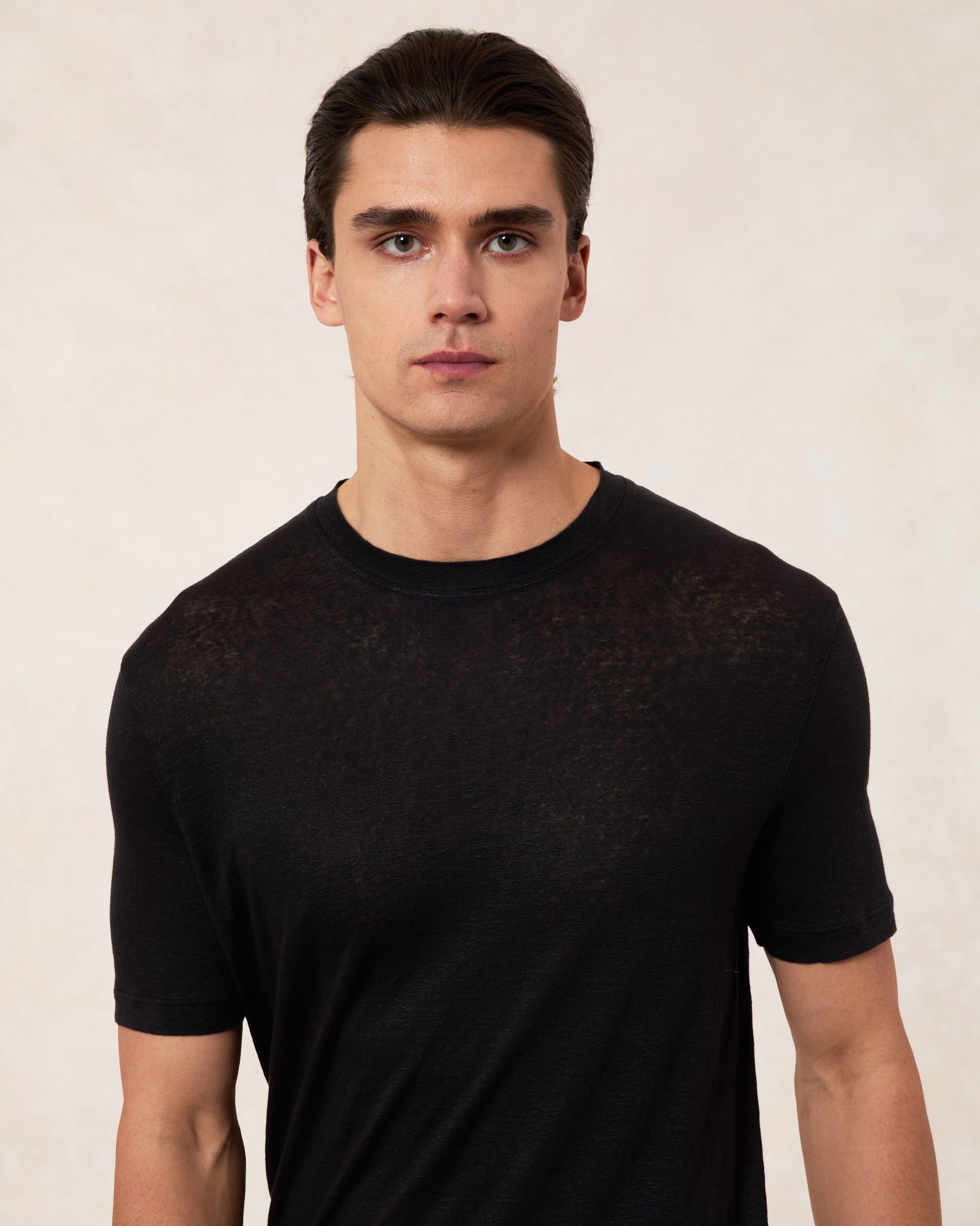 T-Shirt In Lino Comfort