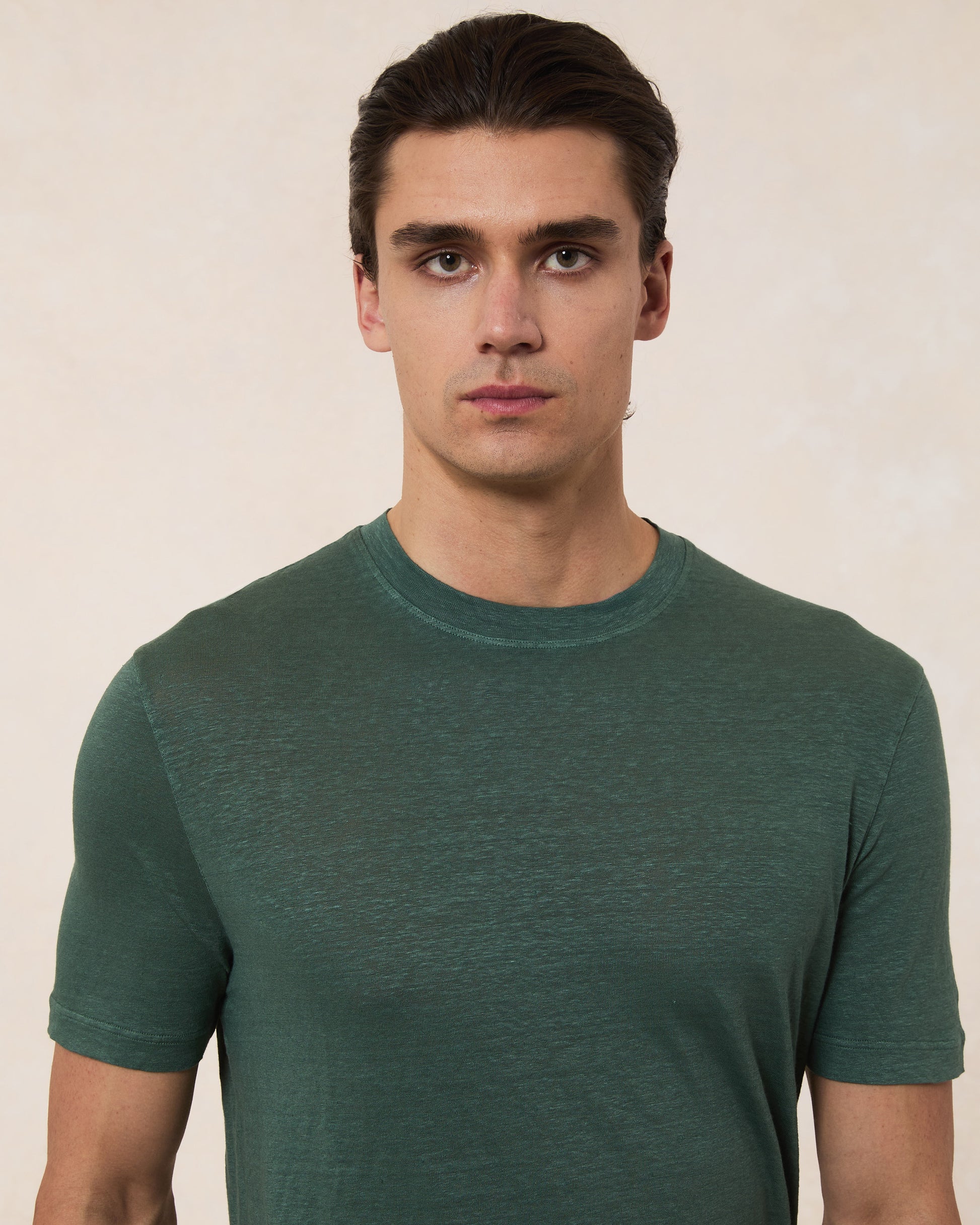 T-Shirt In Lino Comfort