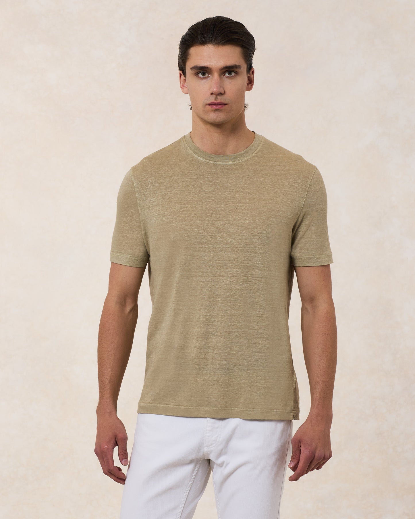 T-Shirt In Lino Comfort