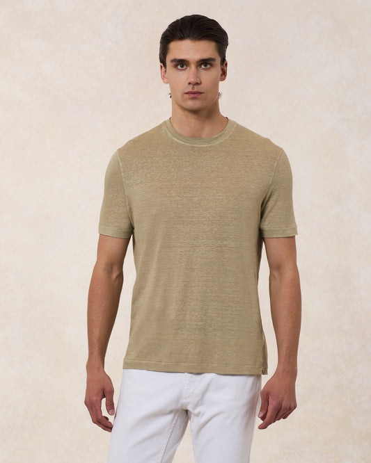 T-Shirt In Lino Comfort