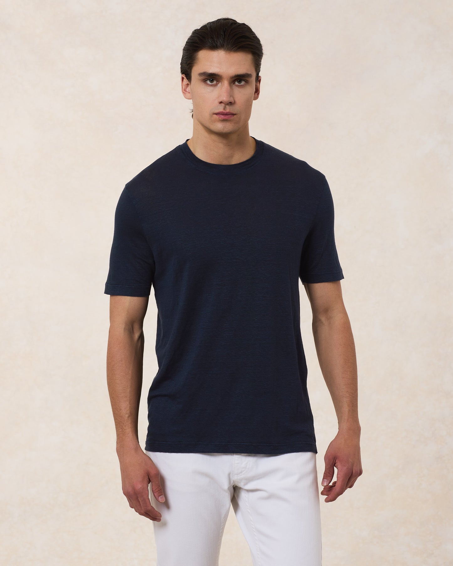 T-Shirt In Lino Comfort