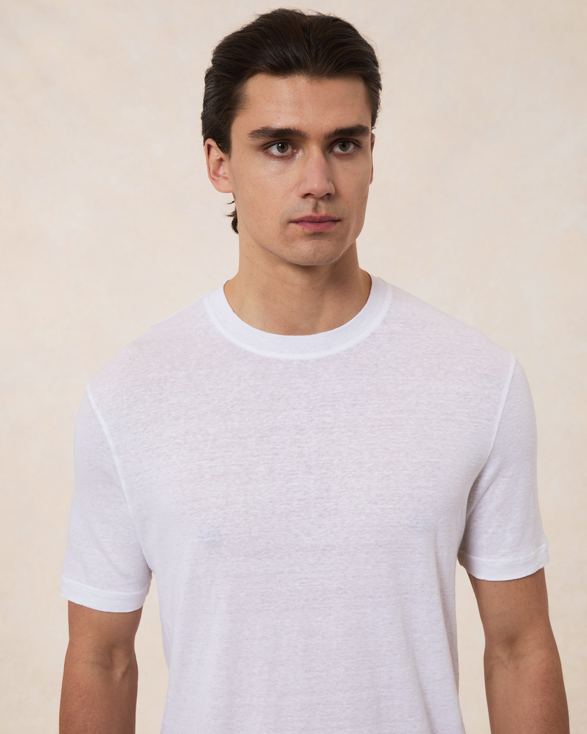 T-Shirt In Lino Comfort