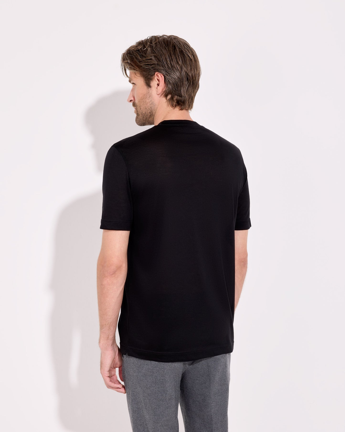 T-shirt royal merino nero