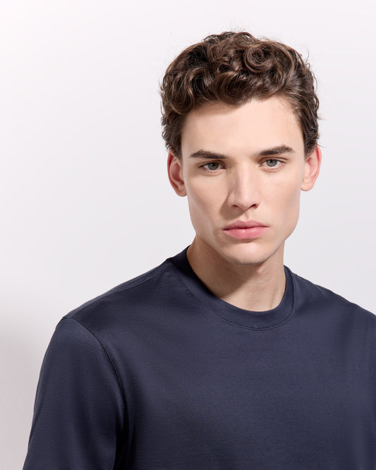 T-shirt supima jersey di cotone antracite