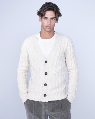 CABLE CARDIGAN