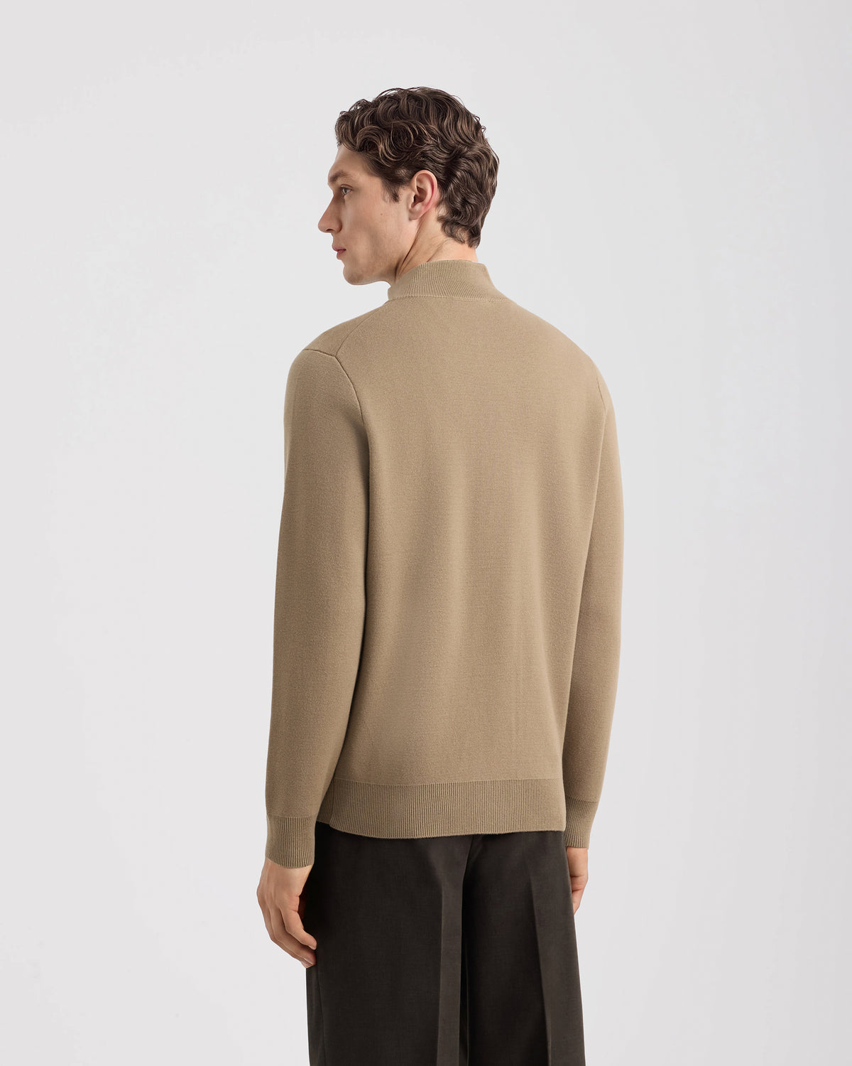 Buttoned cardigan Tortora | Filippo De Laurentiis