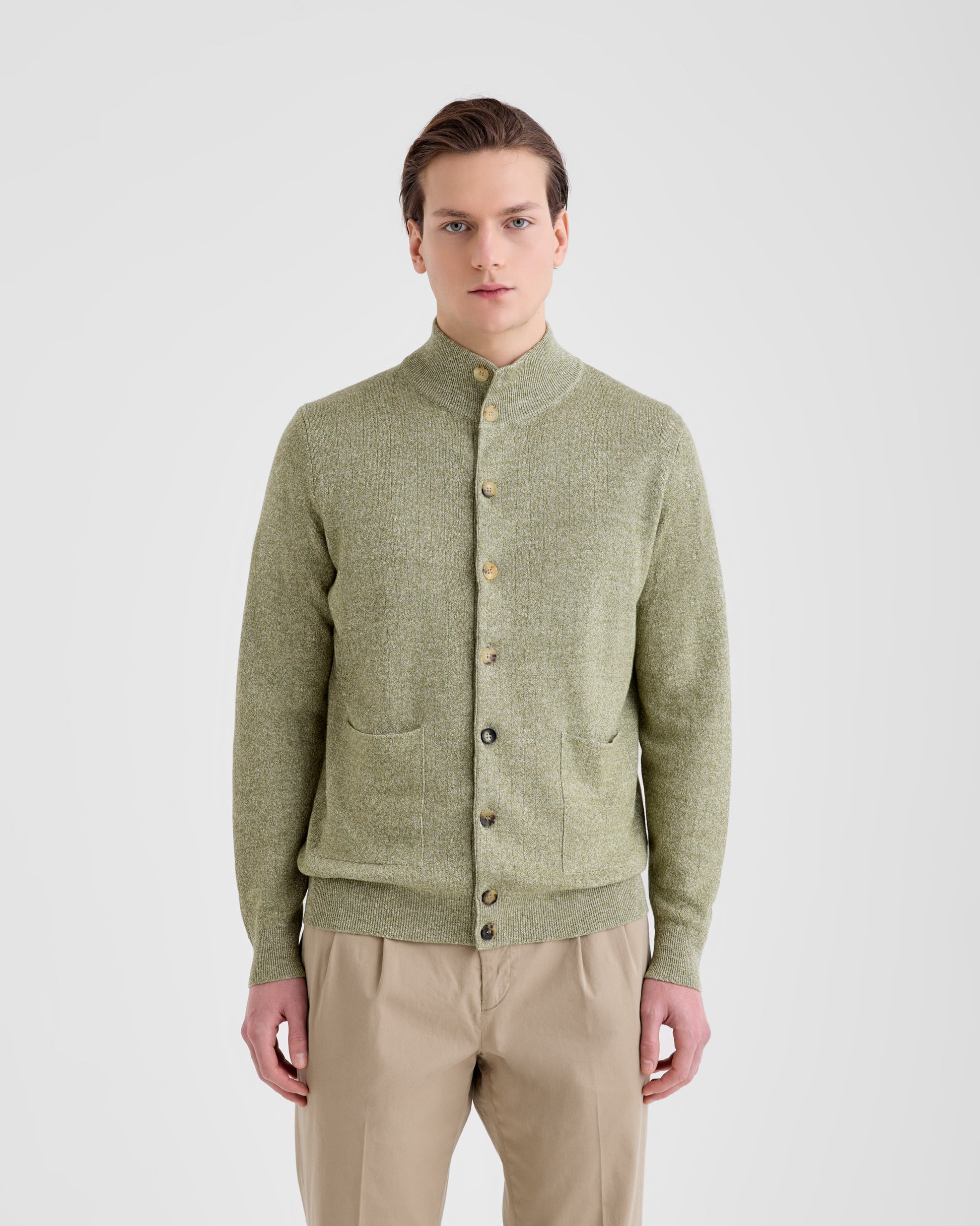 Buttoned cardigan OLIVE | Filippo De Laurentiis
