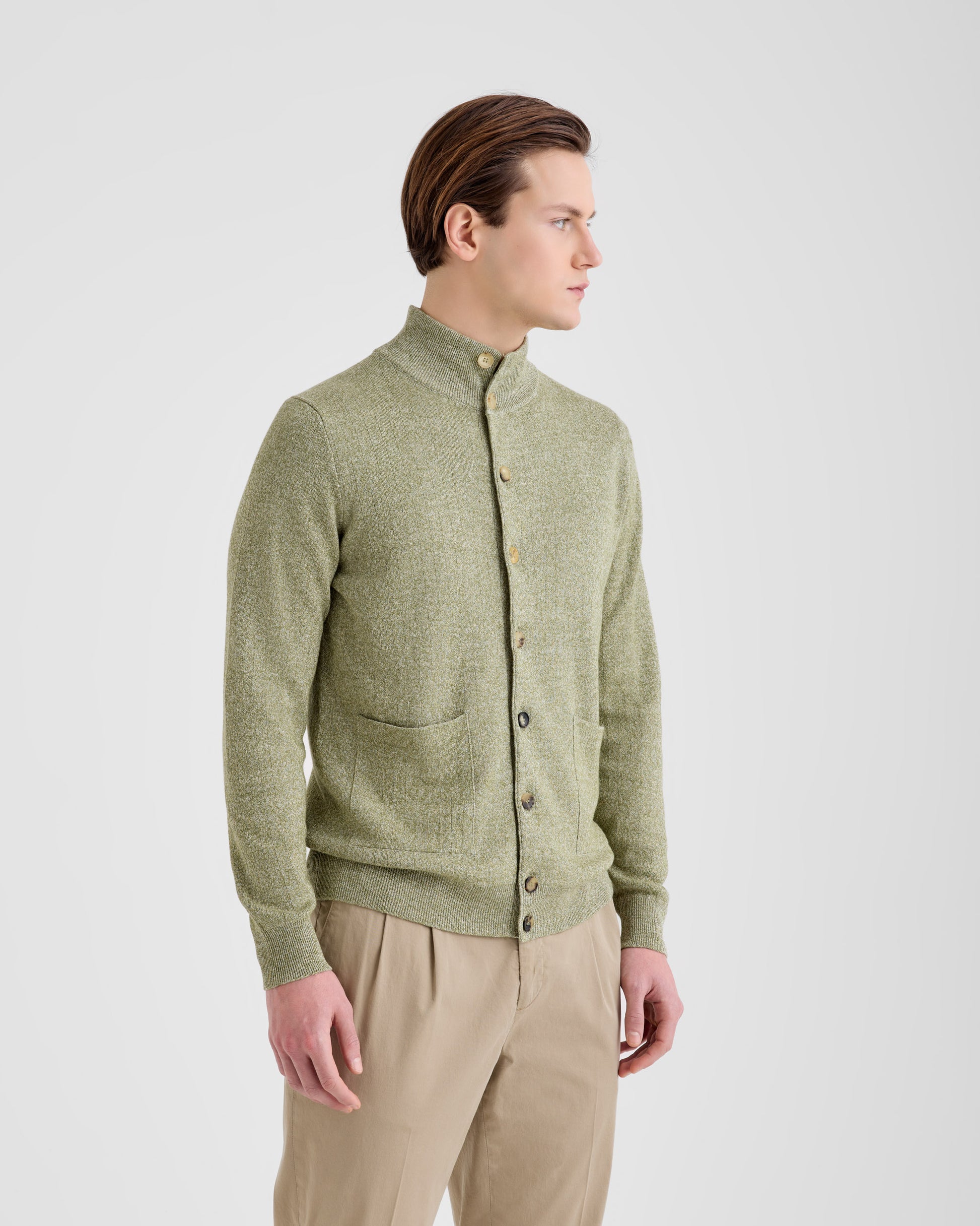 Buttoned cardigan OLIVE | Filippo De Laurentiis