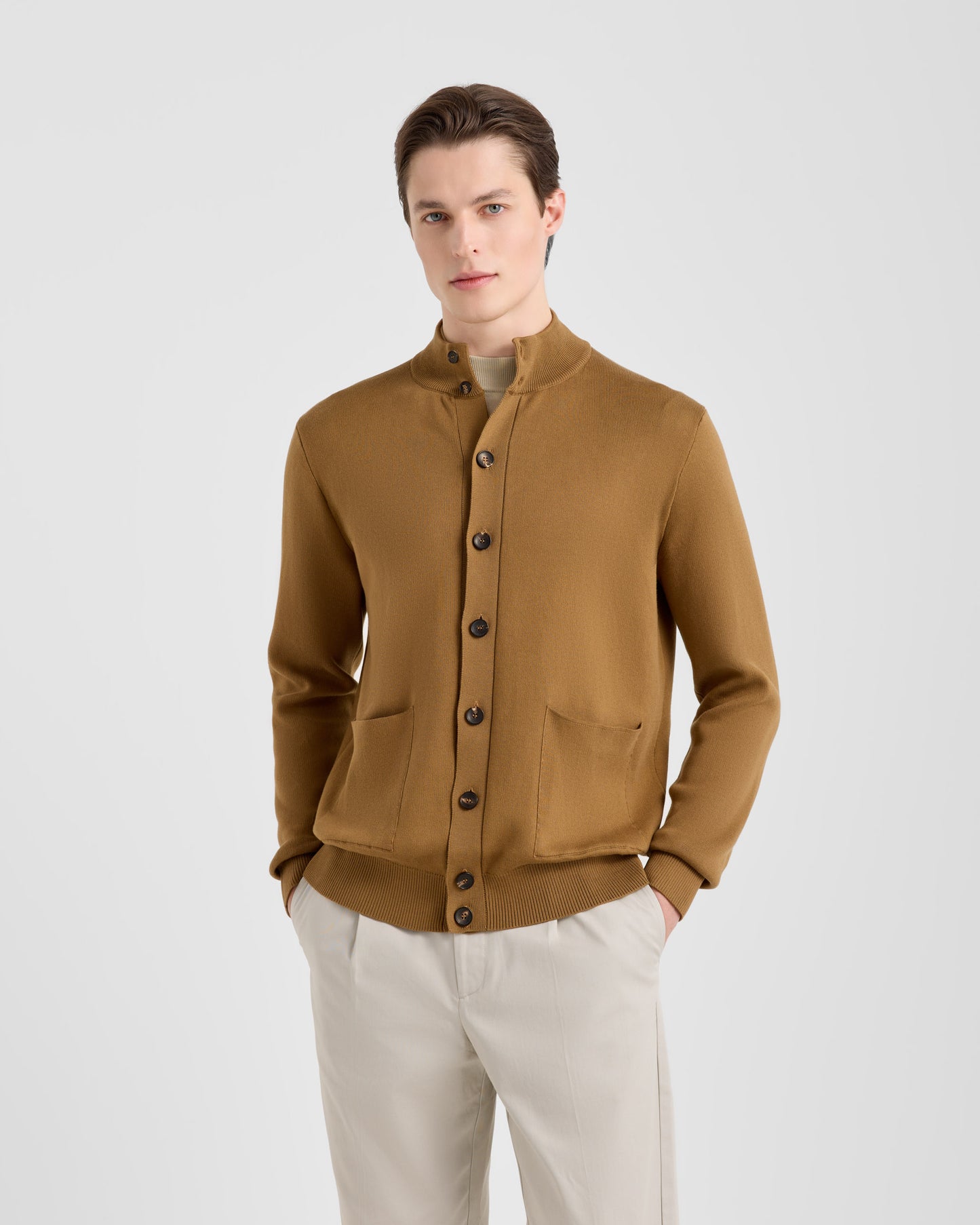 Smooth blouson |145059|