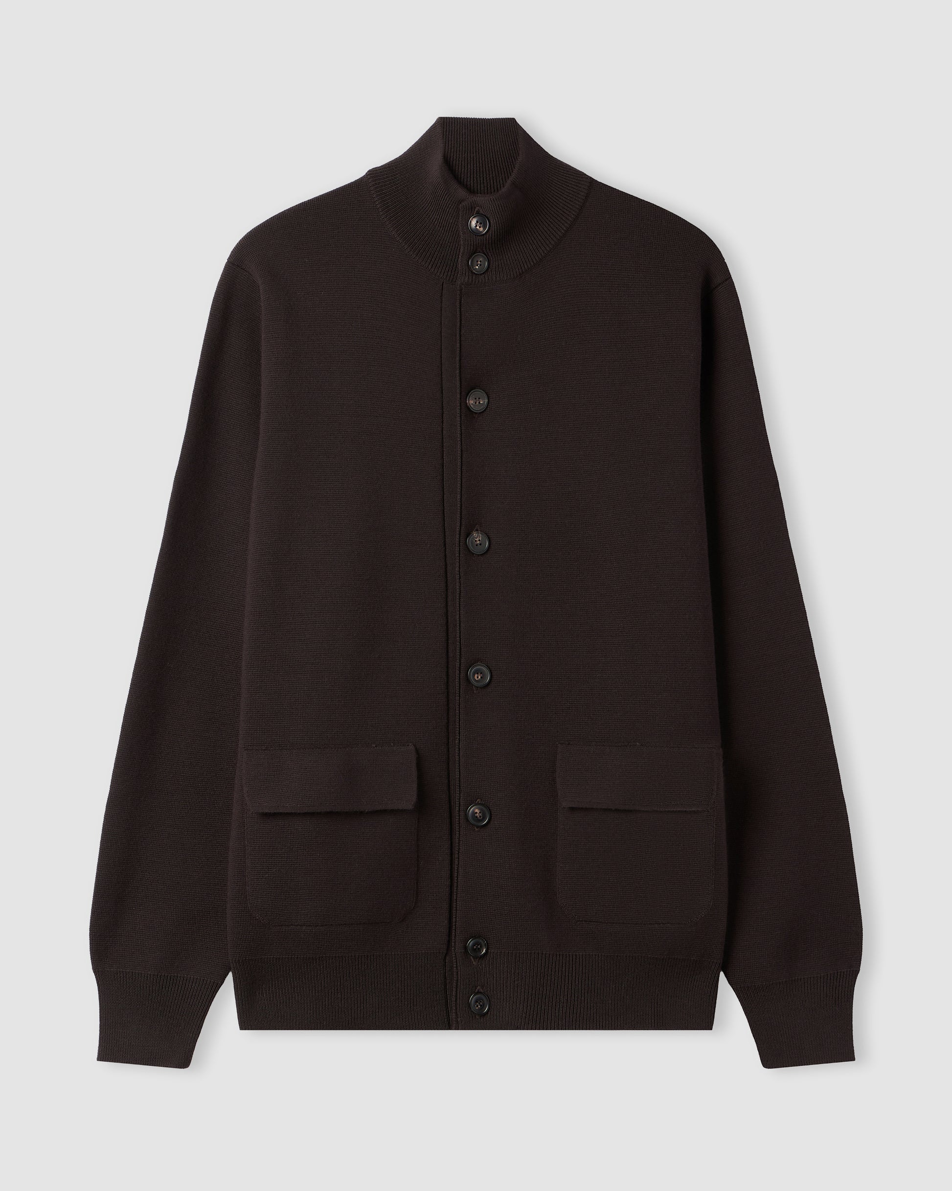 Buttoned cardigan BROWN | Filippo De Laurentiis