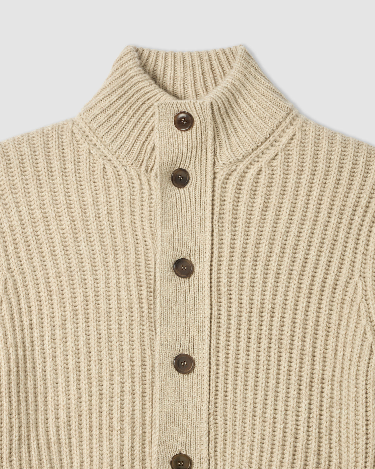 Blusotto con bottoni manica lunga Beige | Filippo De Laurentiis