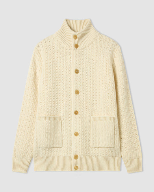 Buttoned cardigan MILK | Filippo De Laurentiis