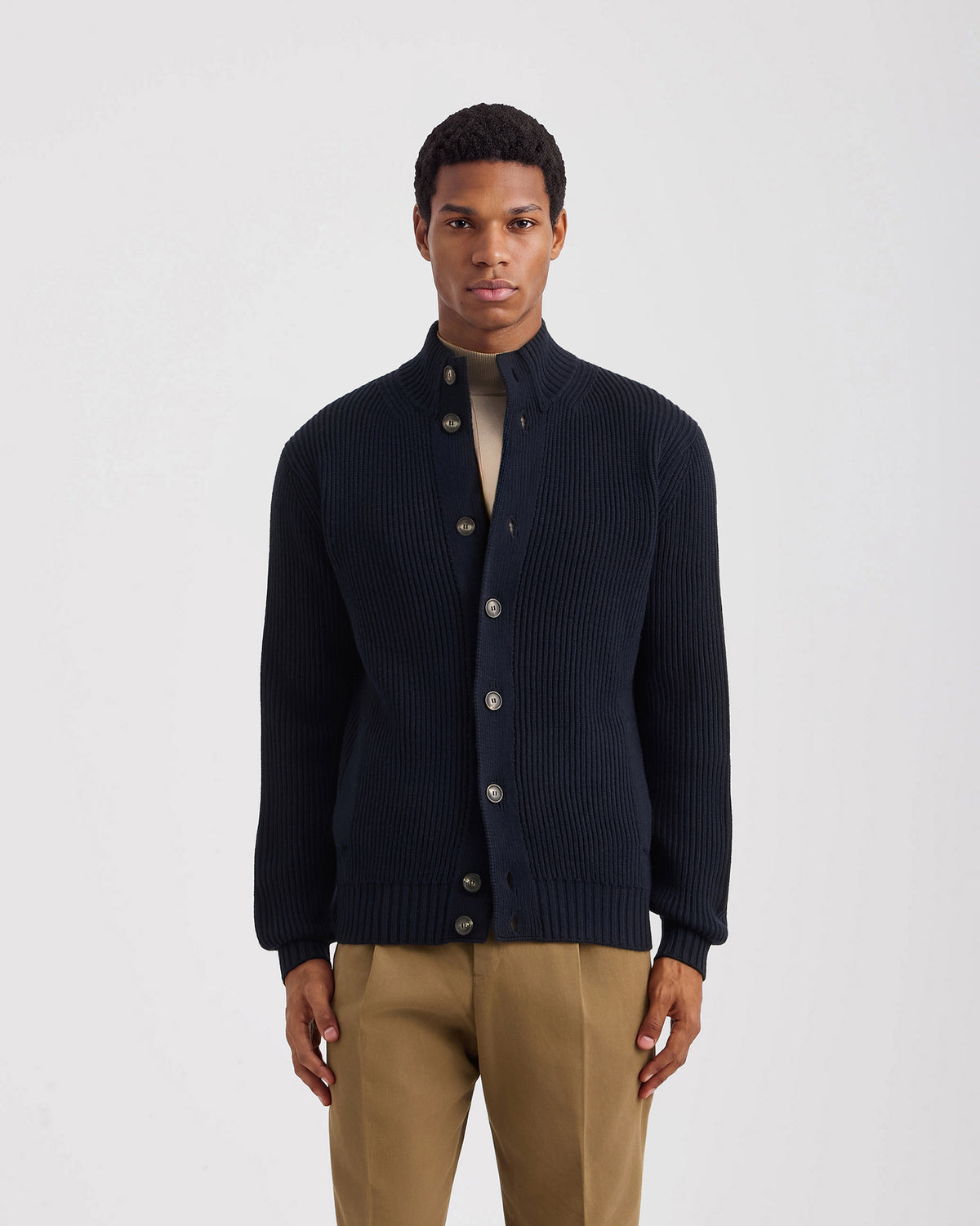 Blusotto con bottoni manica lunga Blu Navy | Filippo De Laurentiis