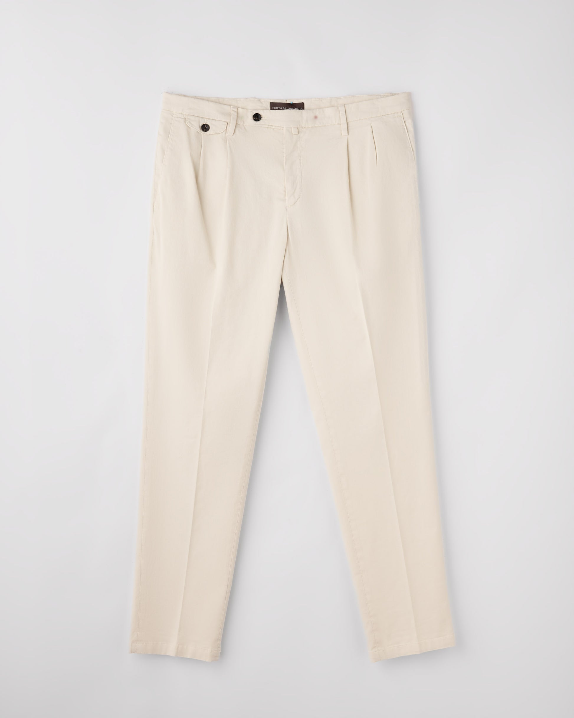 Pantalone con pinces Beige chiaro | Filippo De Laurentiis