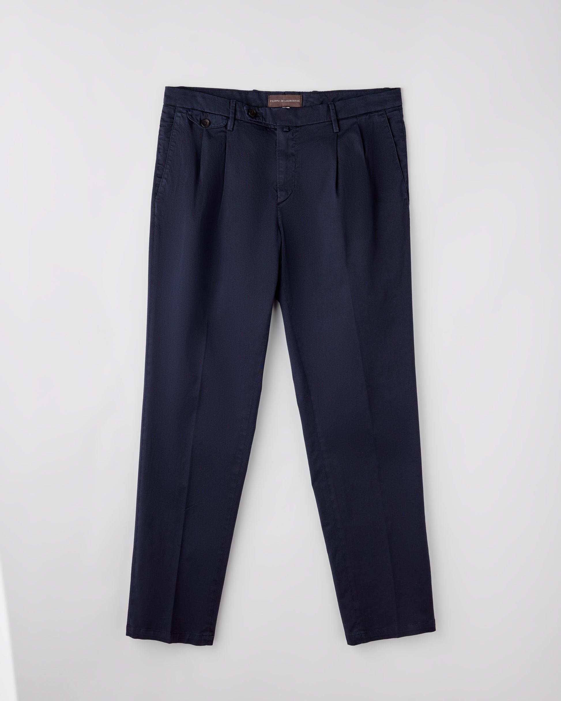Pantalone con pinces Navy | Filippo De Laurentiis