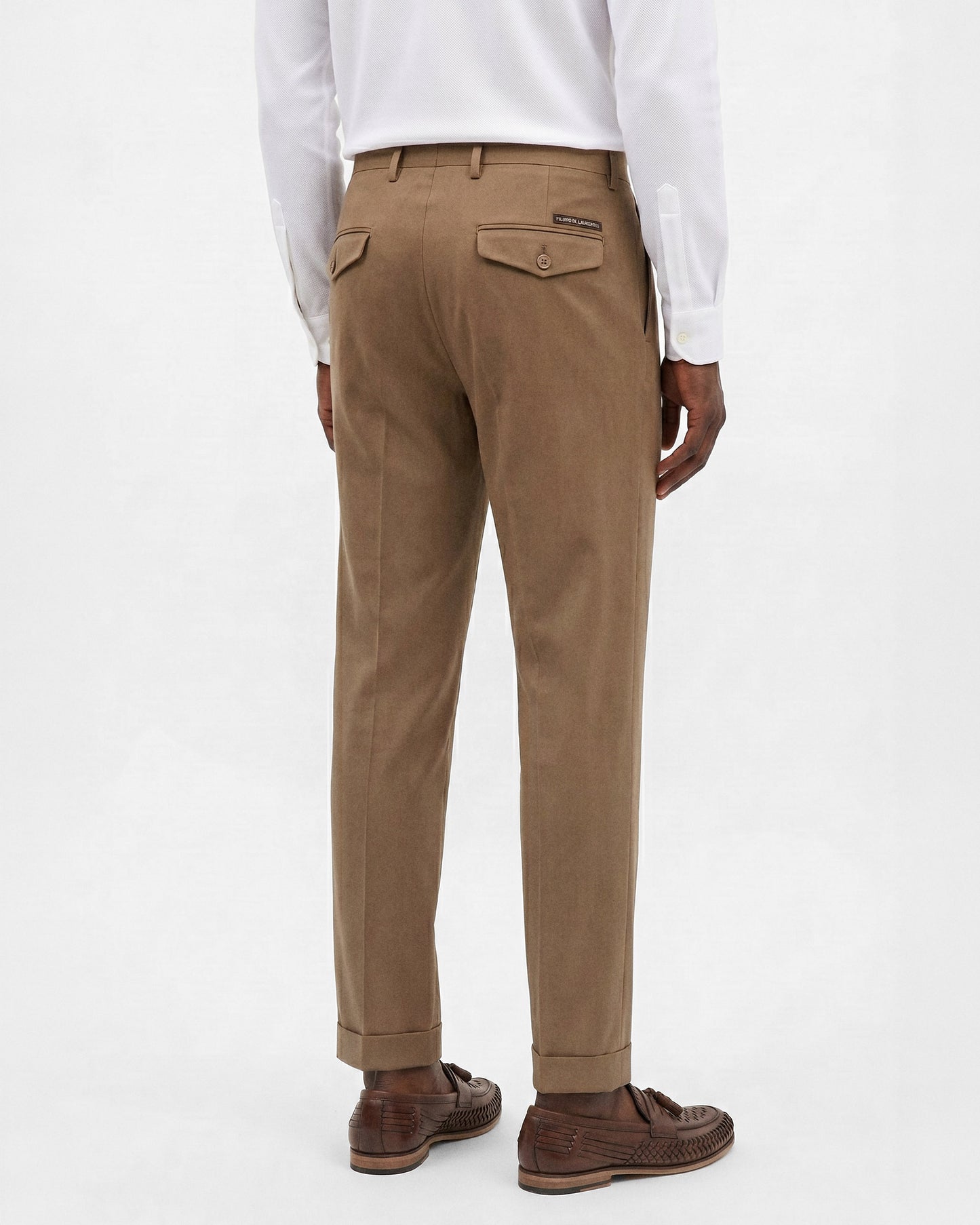 Pleated classic trousers |409179|