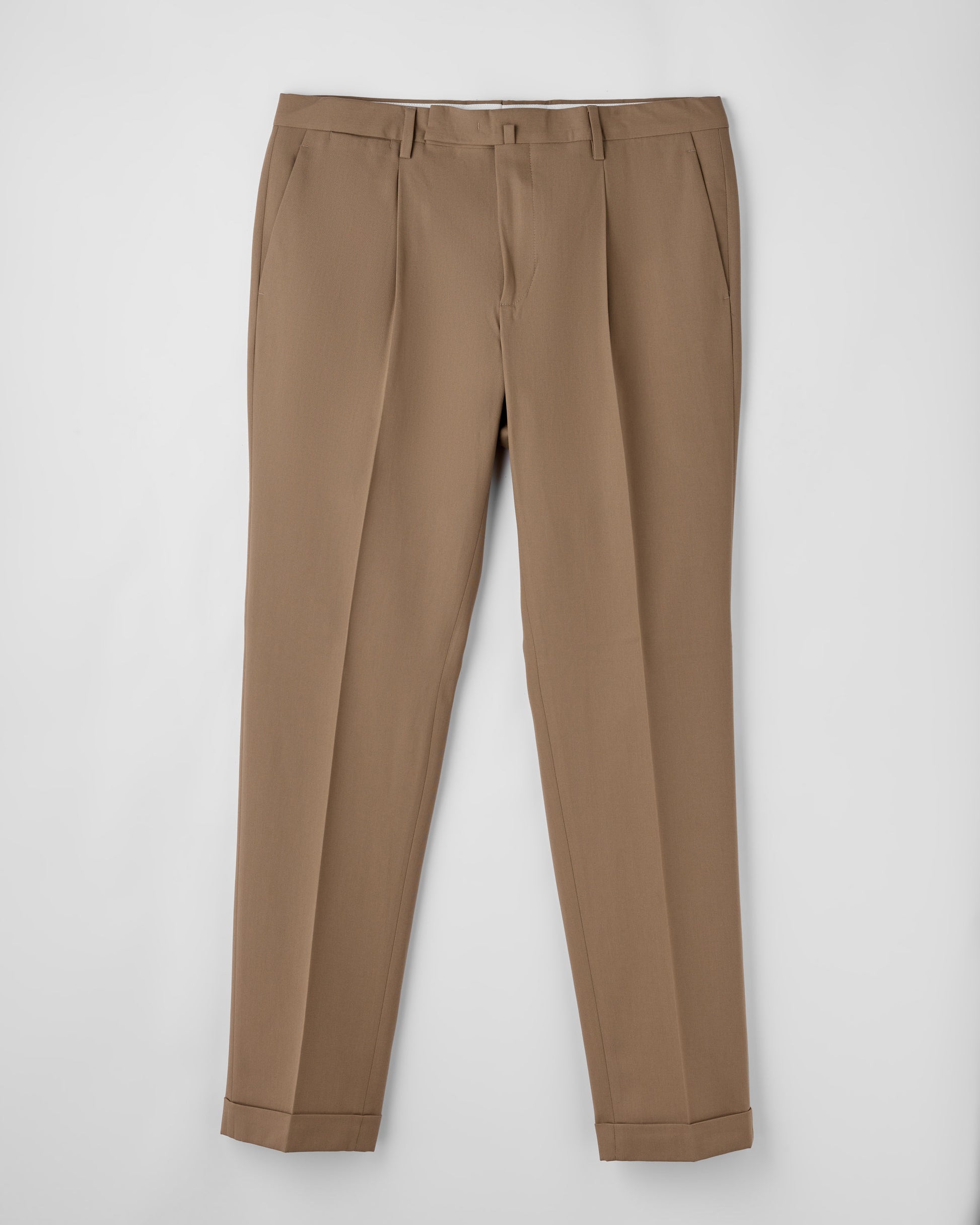 Pleated classic trousers BEIGE | Filippo De Laurentiis
