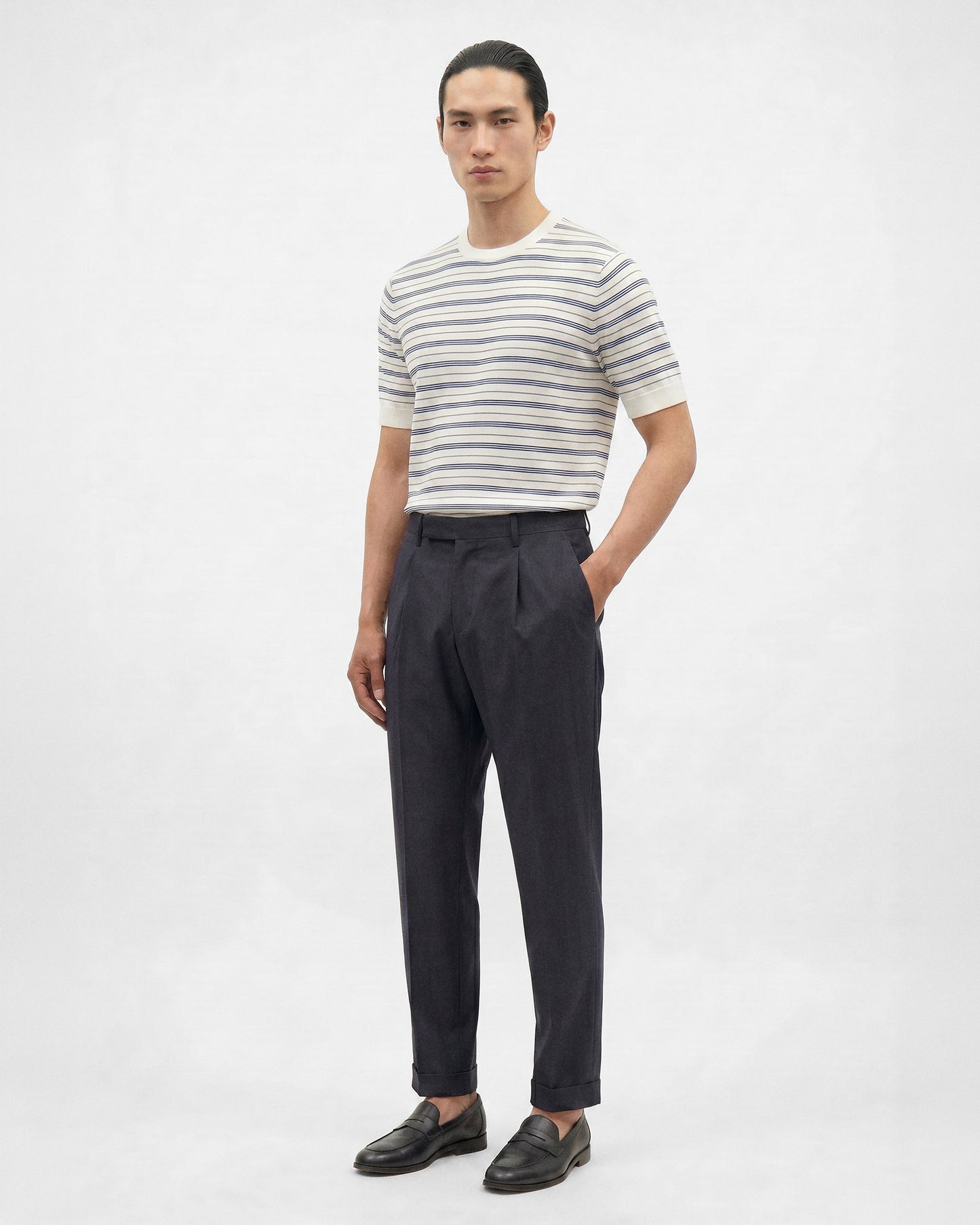 Pantalone classico con pinces |409046|