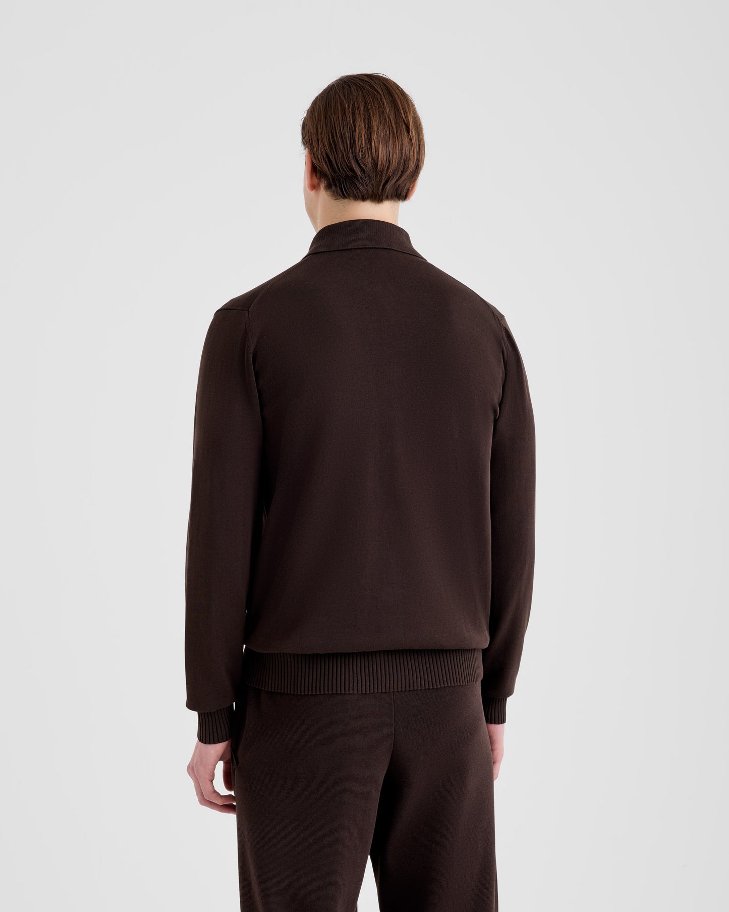 Shirt collar cardigan |177127|