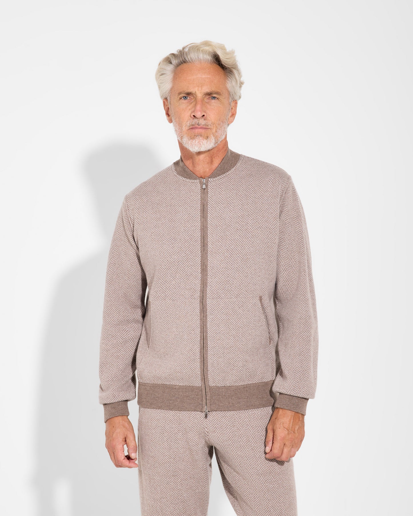 Bomber fullzip spigato
