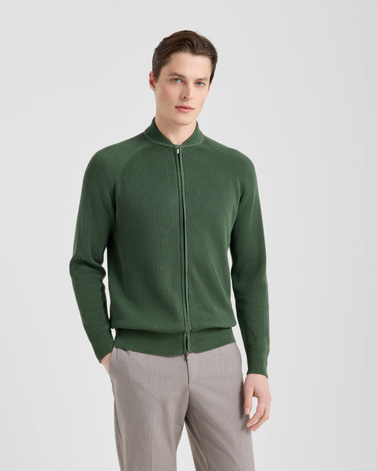 Full-zip bomber jacket |144946|