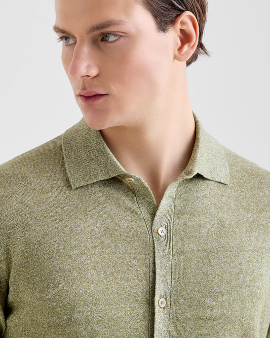 Camicia Oliva | Filippo De Laurentiis