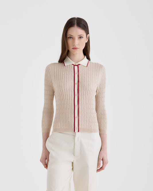 Shirt ROPE RED MILK | Filippo De Laurentiis