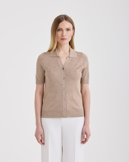 Shirt TAUPE | Filippo De Laurentiis