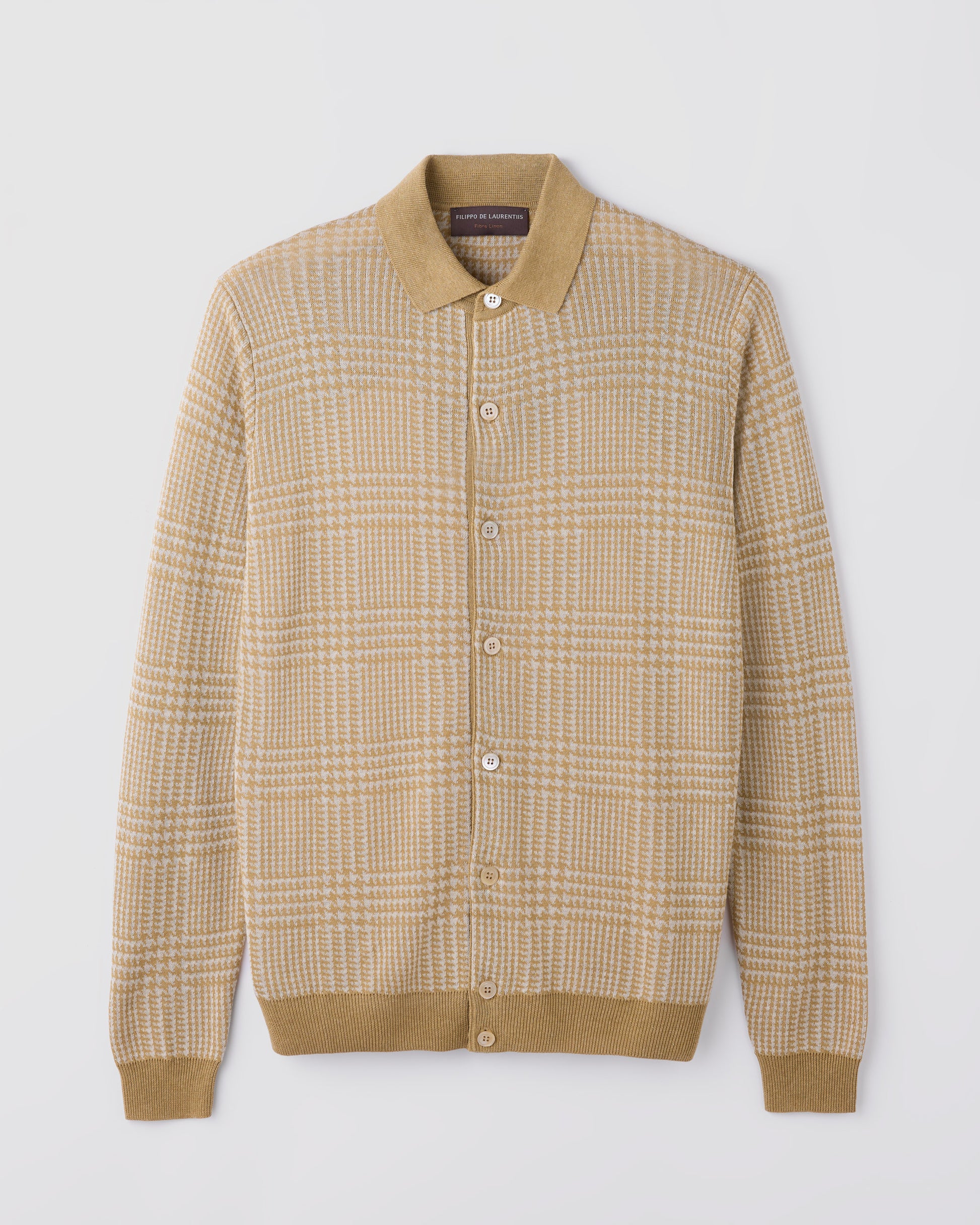 Camicia Beige - Lana | Filippo De Laurentiis