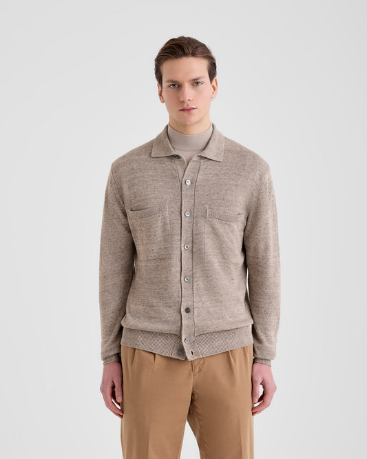 Camicia Beige | Filippo De Laurentiis