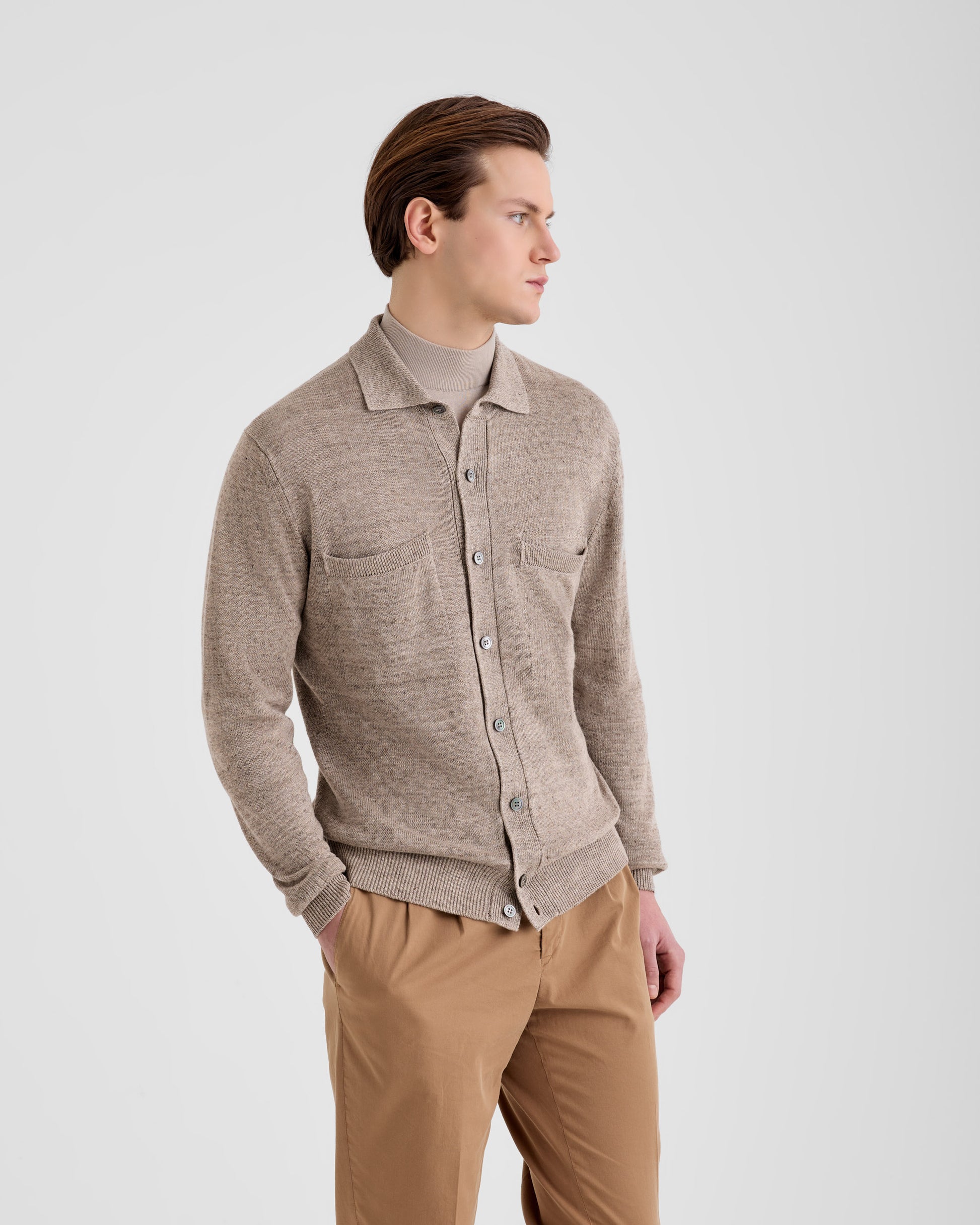 Camicia Beige | Filippo De Laurentiis