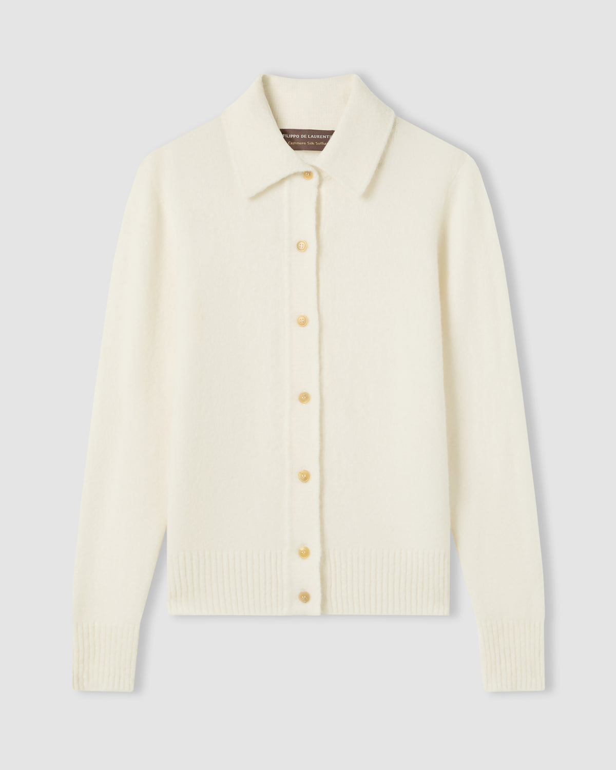 Camicia manica lunga Bianco ottico | Filippo De Laurentiis