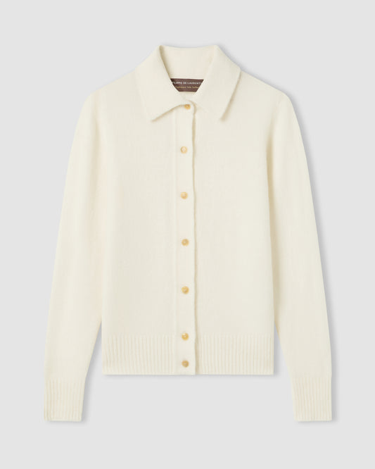 Camicia manica lunga Bianco ottico | Filippo De Laurentiis
