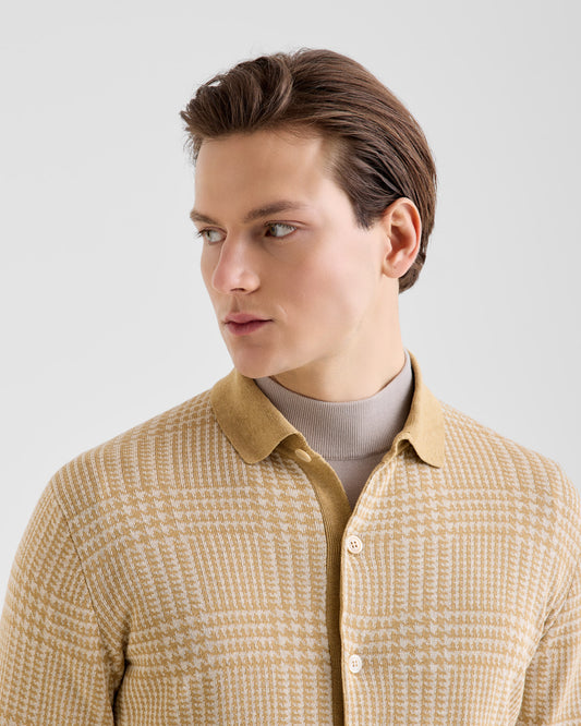 Camicia Beige - Lana | Filippo De Laurentiis