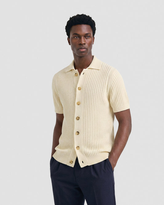 Camicia manica corta Latte | Filippo De Laurentiis