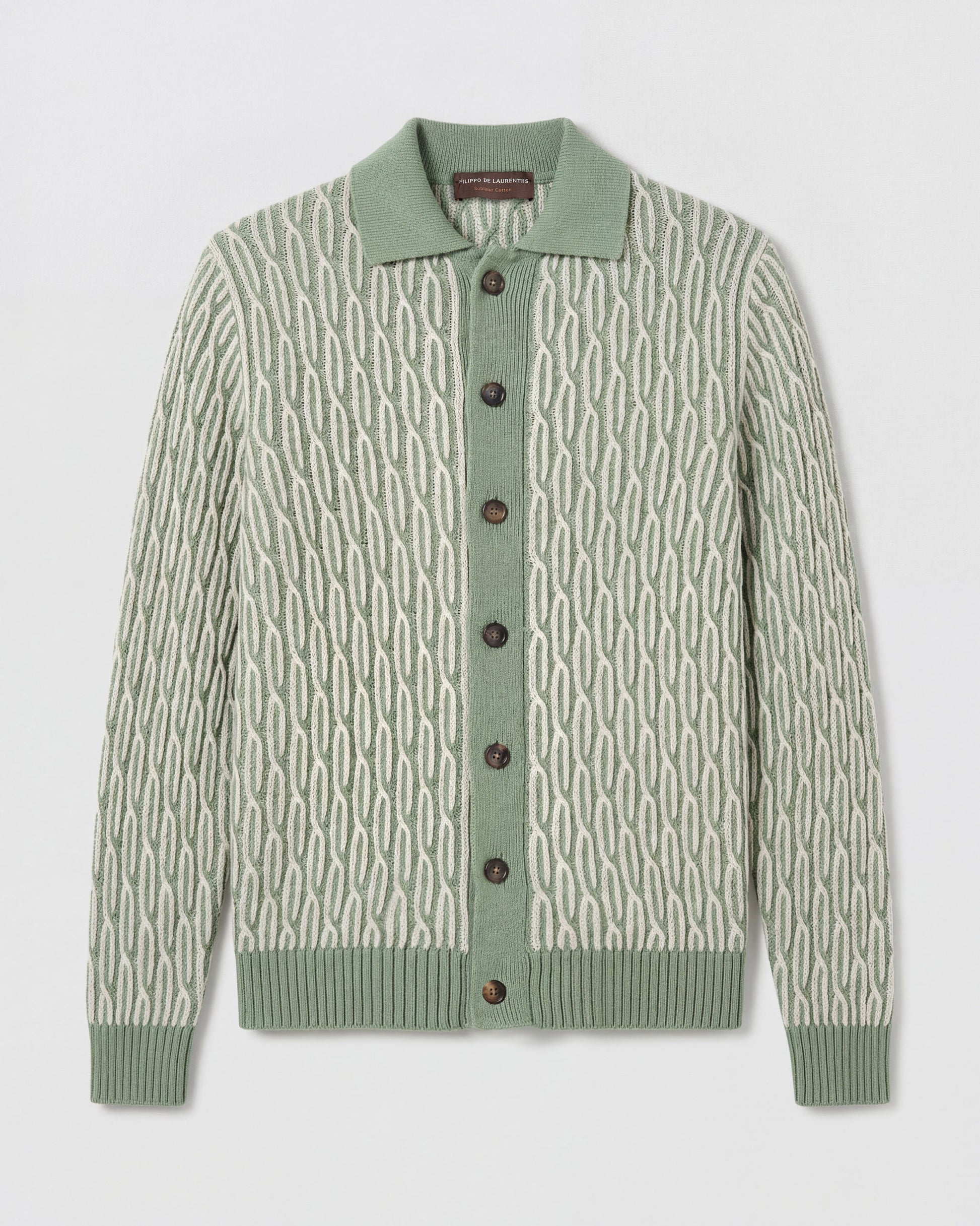 Knit shirt SAUGE - MILK | Filippo De Laurentiis