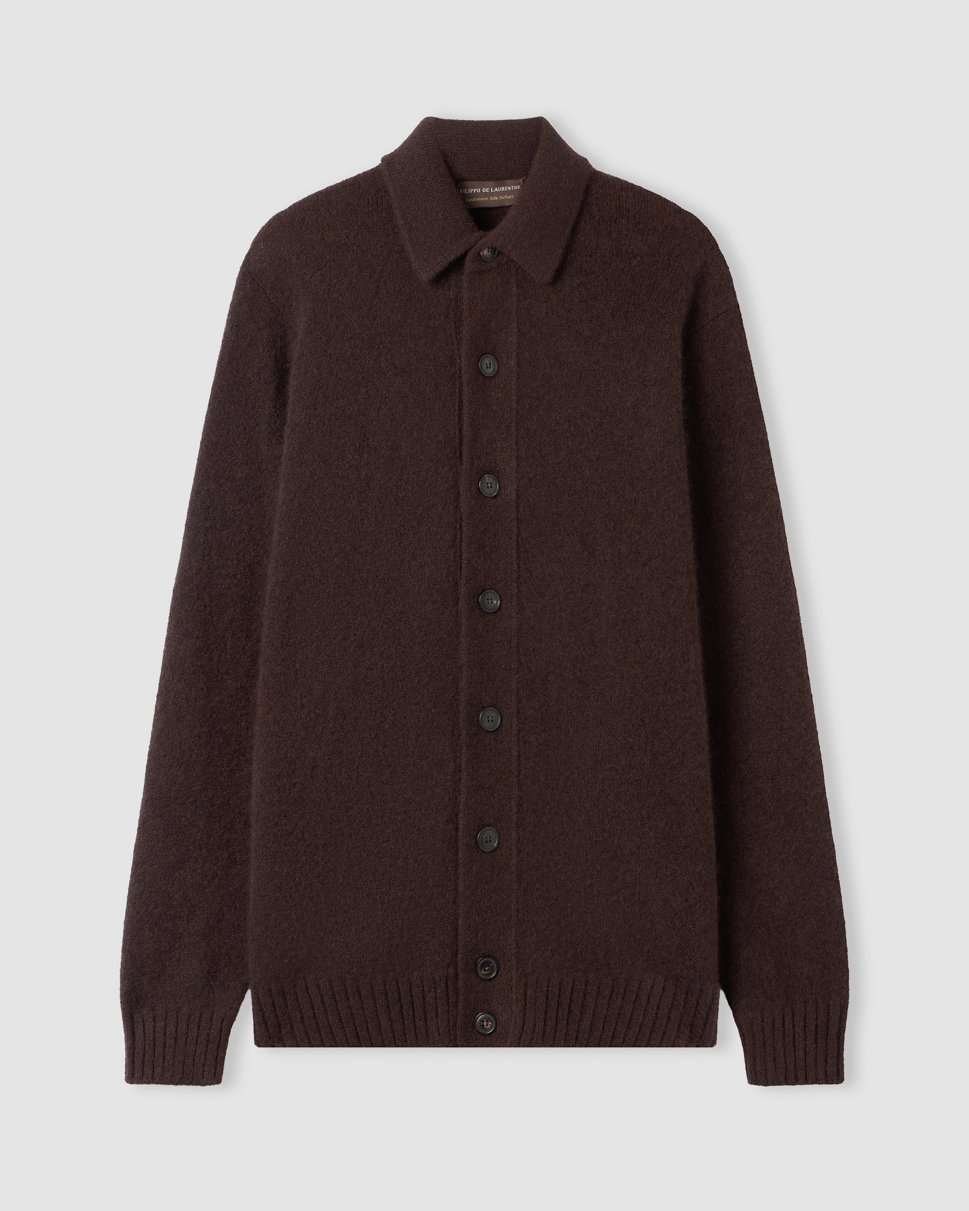 Camicia manica lunga Marrone | Filippo De Laurentiis