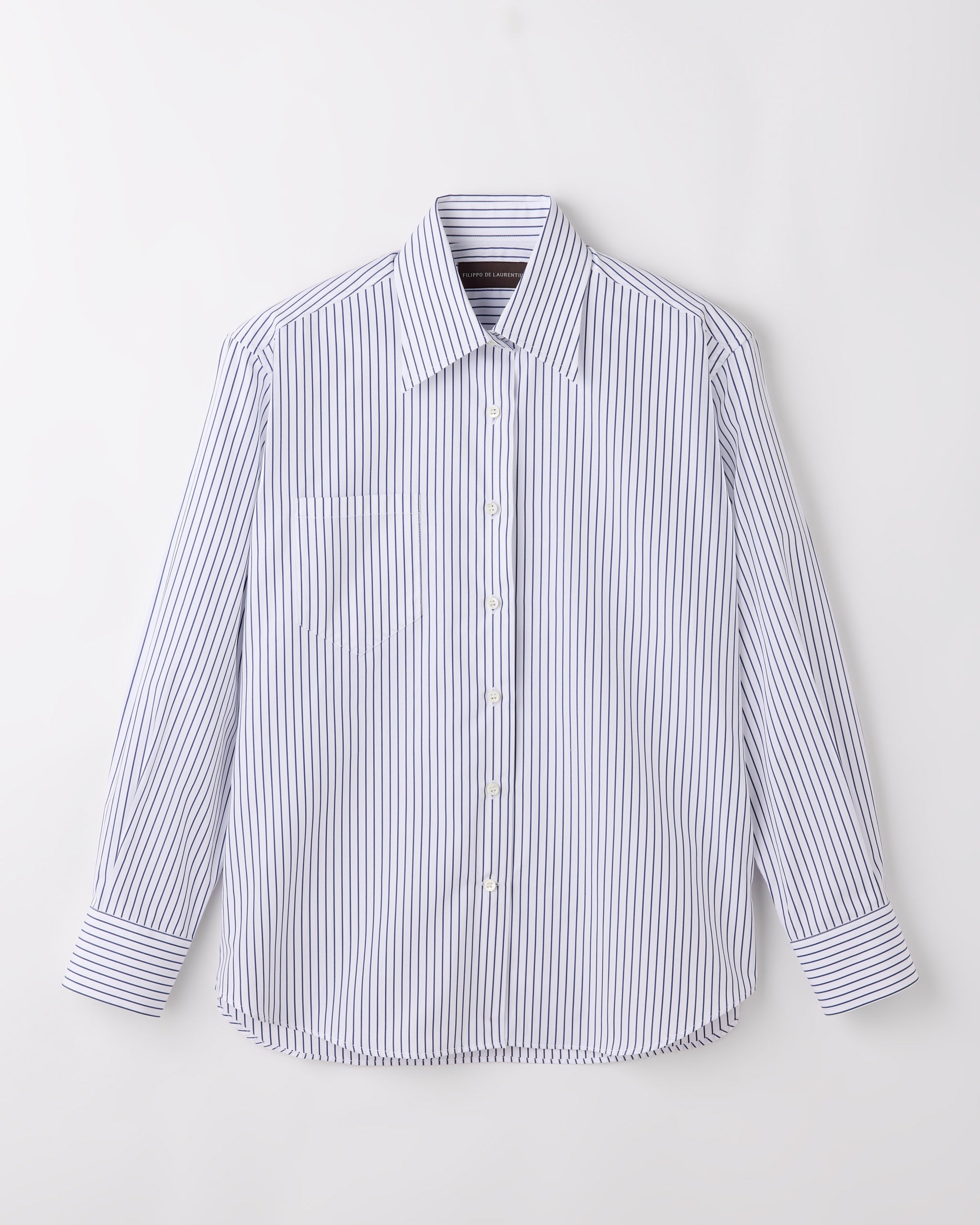 Shirt WHITE BLUE | Filippo De Laurentiis