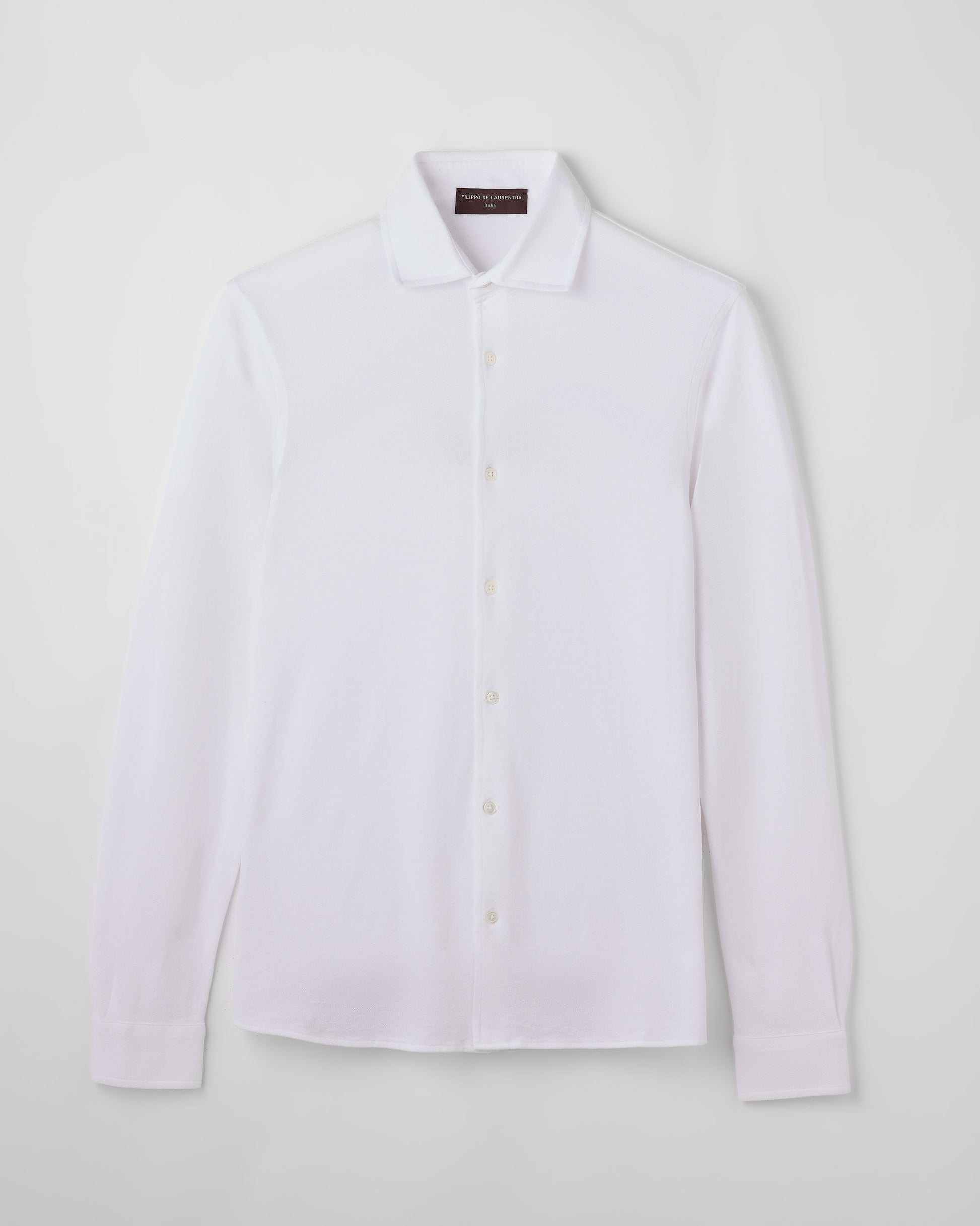 Camicia manica lunga Bianco ottico | Filippo De Laurentiis