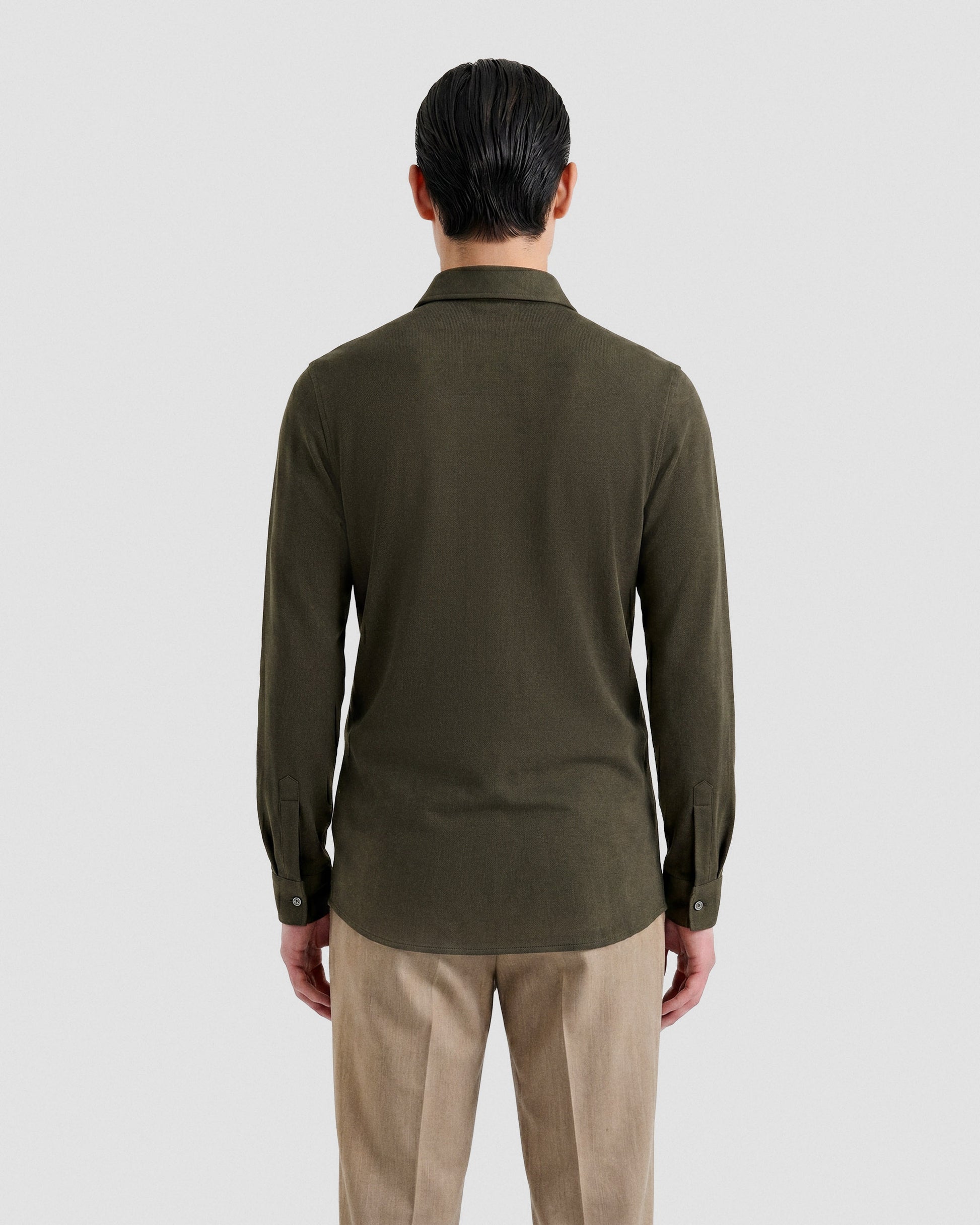 Camicia manica lunga Caffè | Filippo De Laurentiis