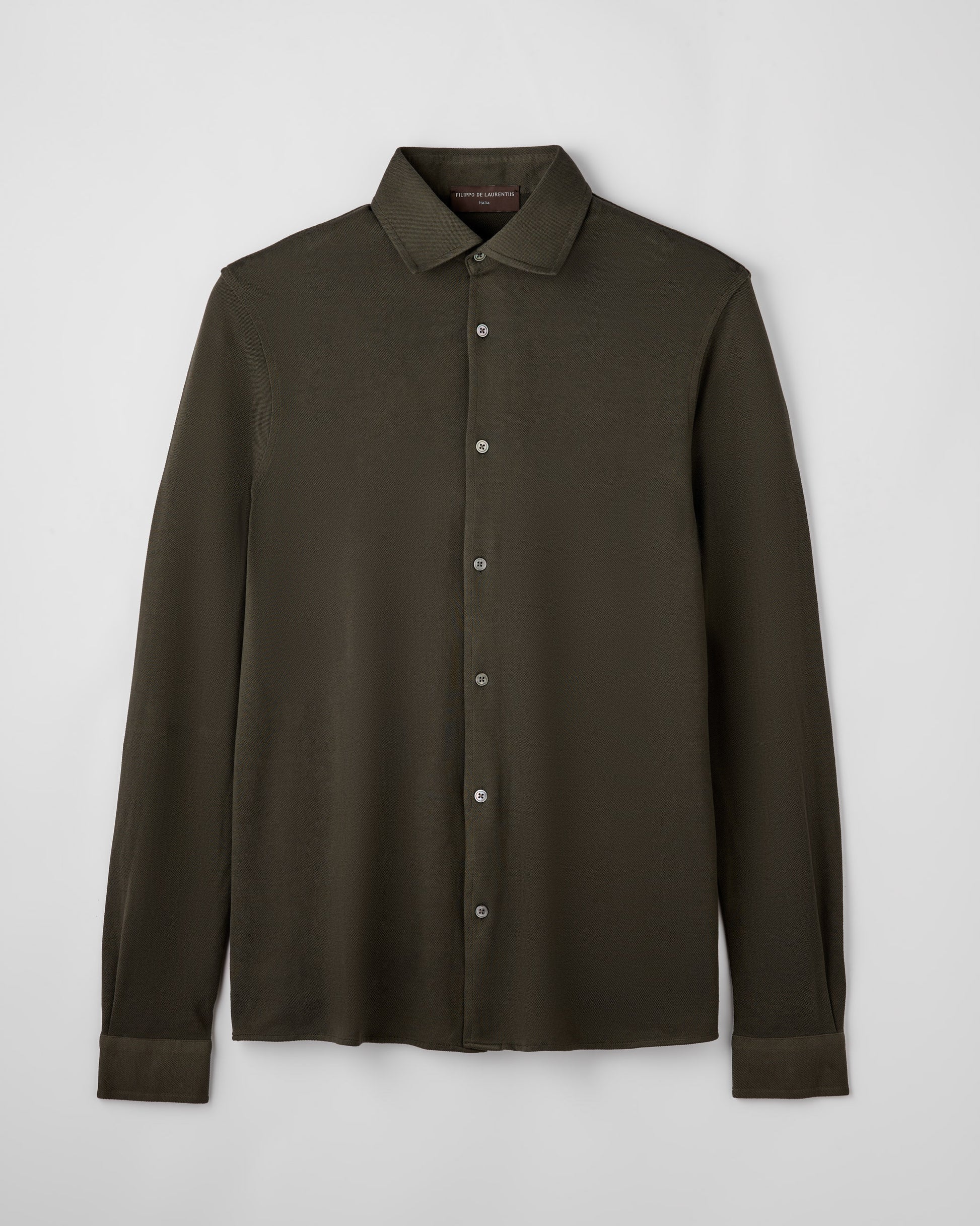 Camicia manica lunga Caffè | Filippo De Laurentiis