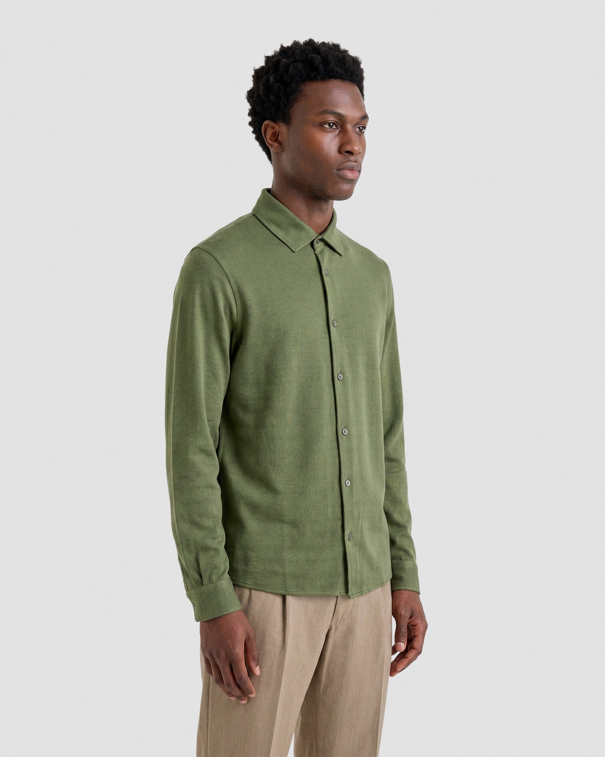 Camicia manica lunga militare | Filippo De Laurentiis